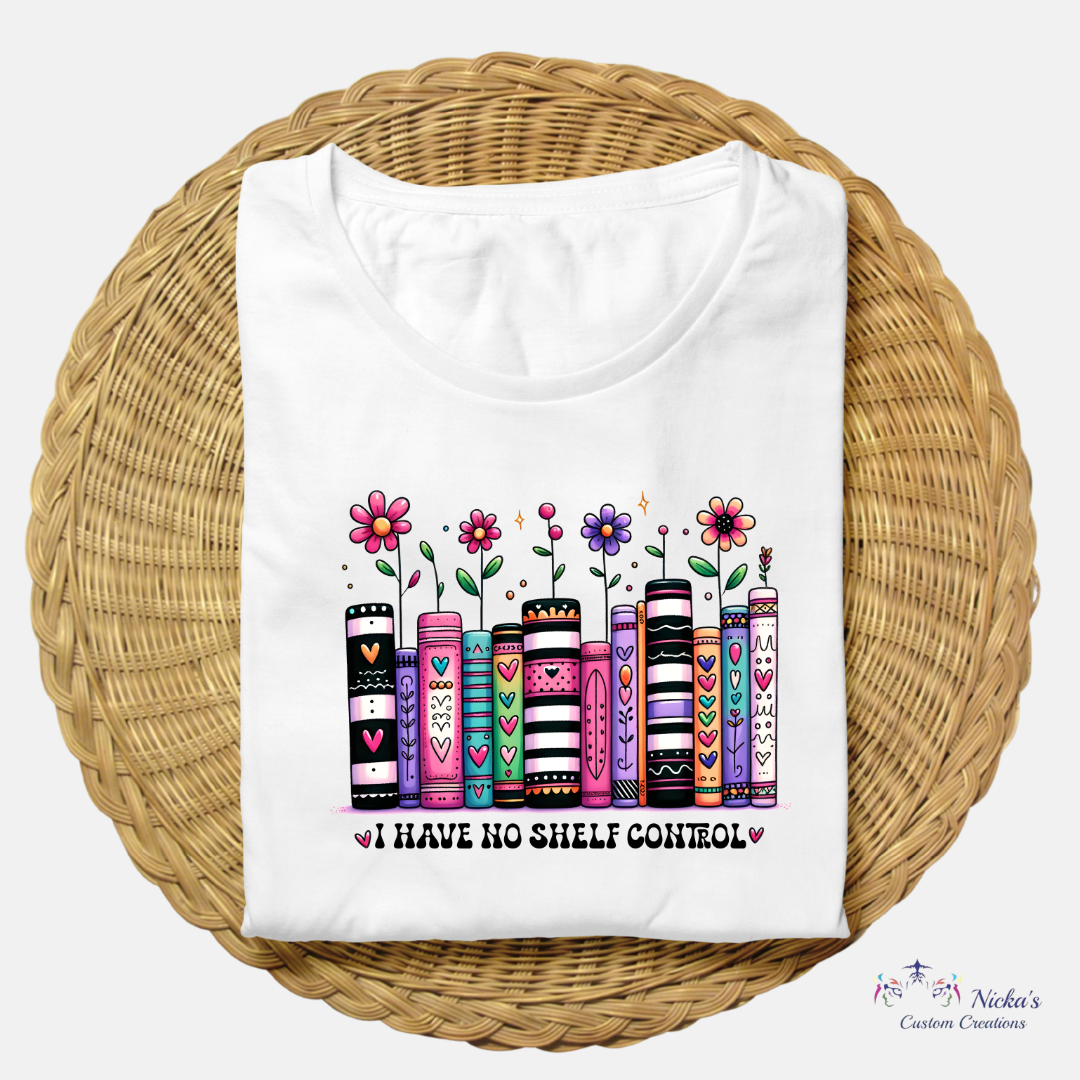 No Shelf Control- T-shirt