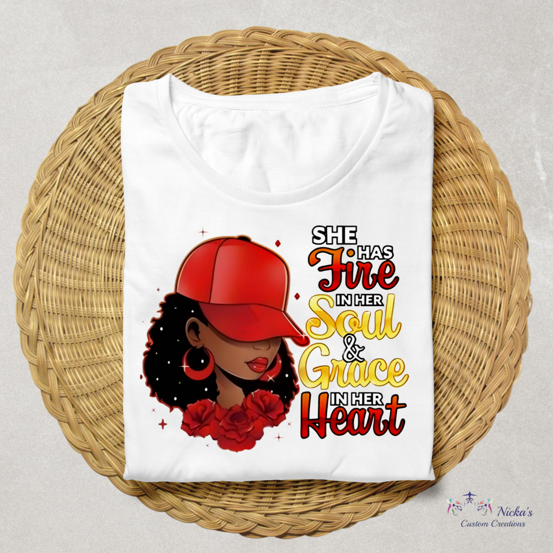 She has Fire...- T-shirt