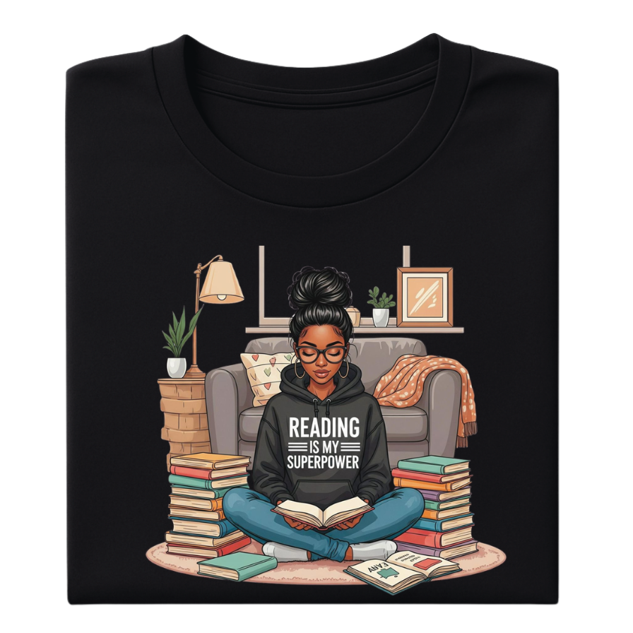 Reading is my Superpower- T-shirt