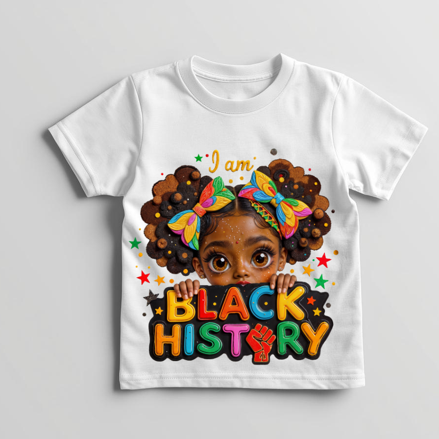 I am black History- T-shirt