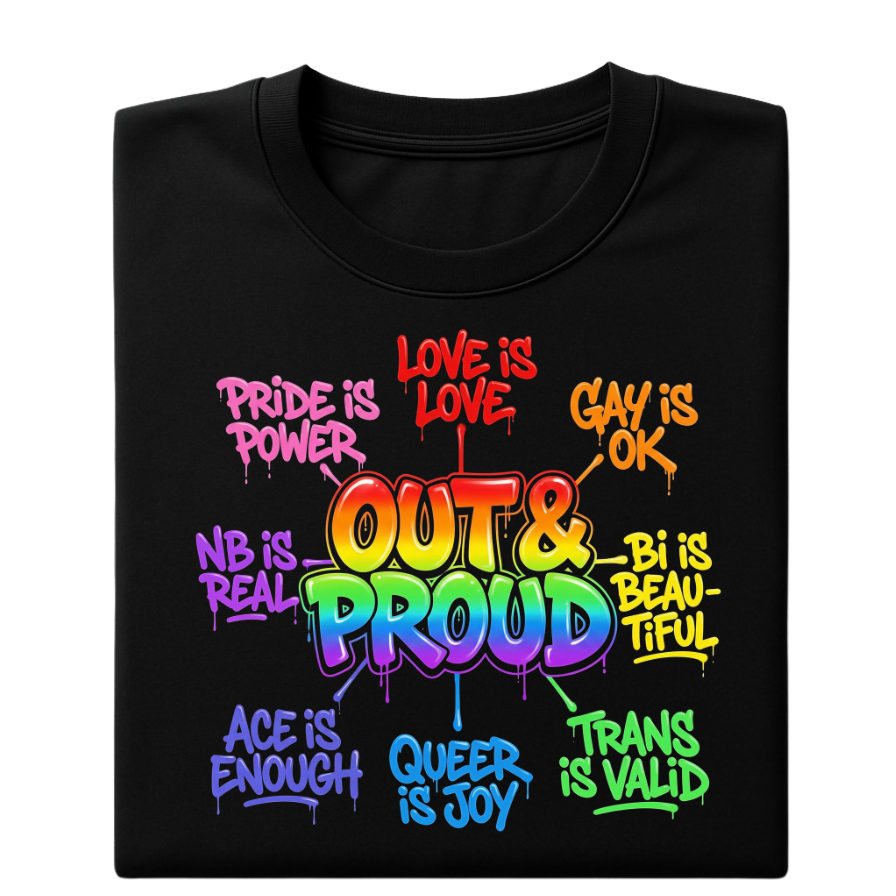 Out & Proud Statement T-Shirt