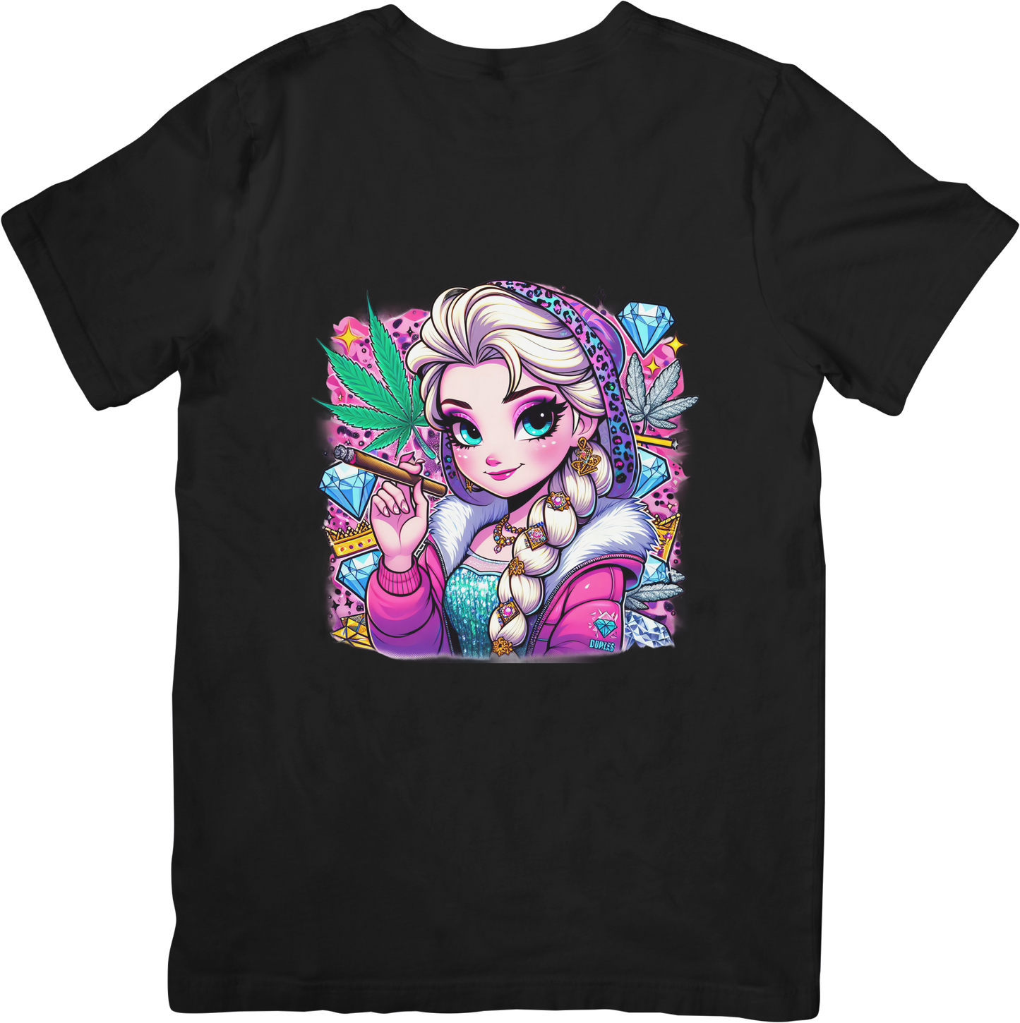 Chill & Indica(Elsa)- T-shirt
