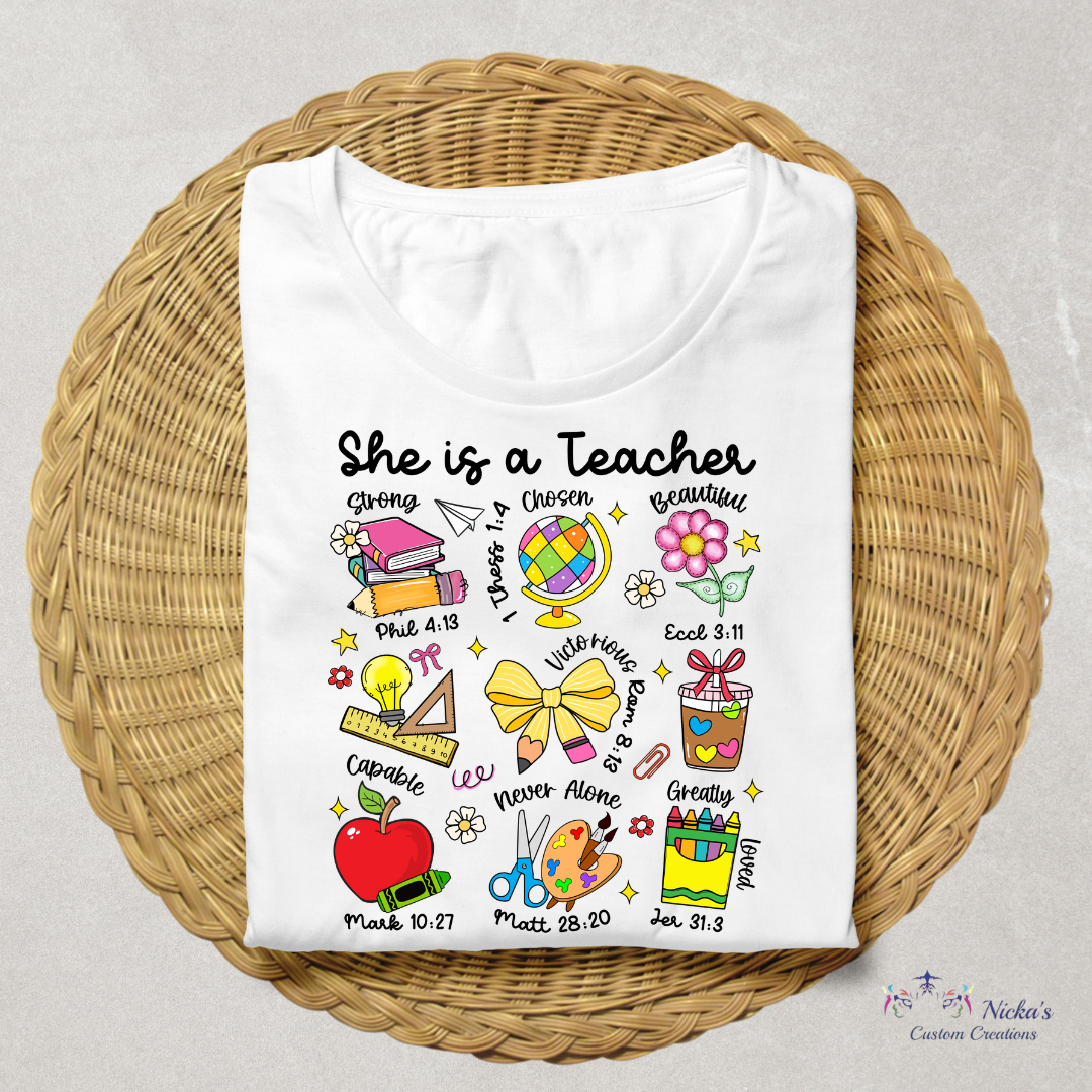 She is a teacher- T-shirt