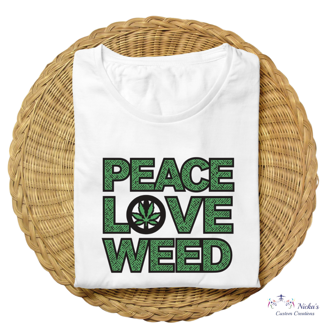 Peace, Love...- T-shirt