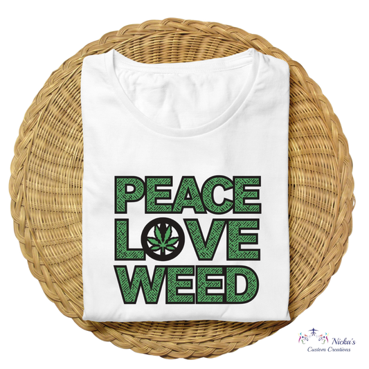 Peace, Love...- T-shirt