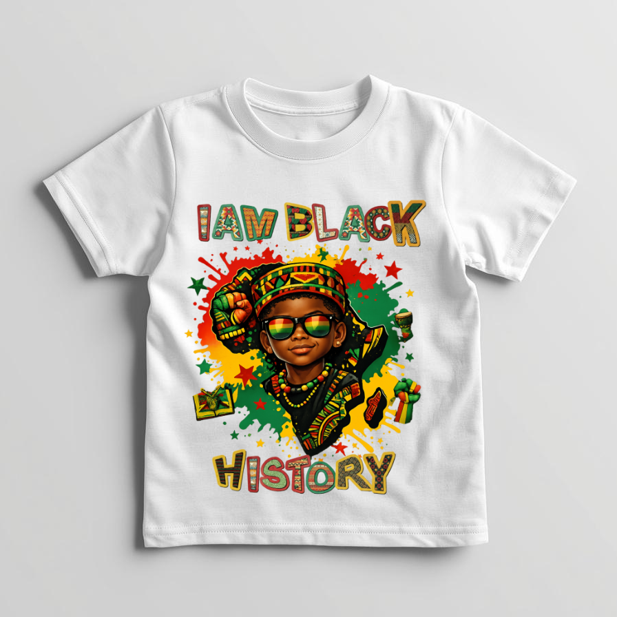 I AM BLACK HISTORY/Boy- T-shirt