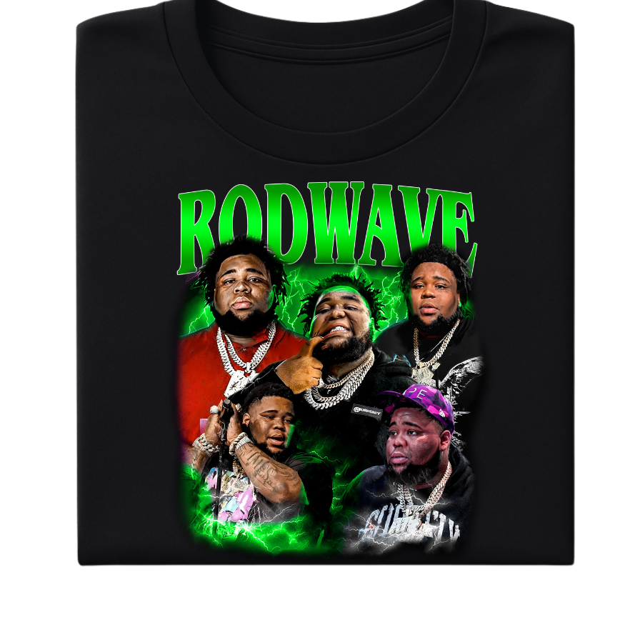 RODWAVE/Black- T-shirt