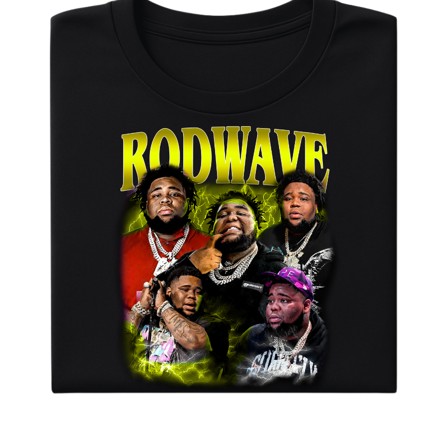 RODWAVE/Black- T-shirt