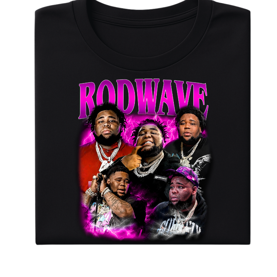 RODWAVE/Black- T-shirt