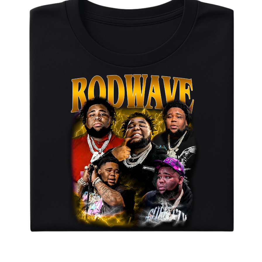 RODWAVE/Black- T-shirt