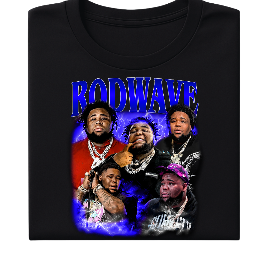 RODWAVE/Black- T-shirt
