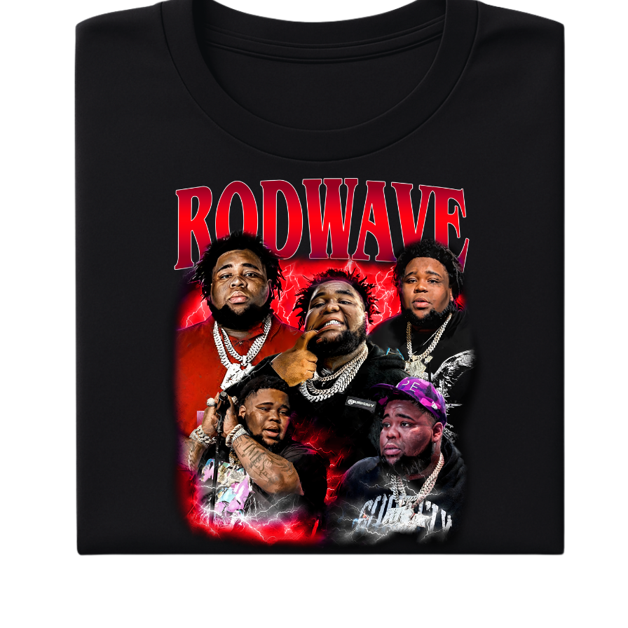 RODWAVE/Black- T-shirt
