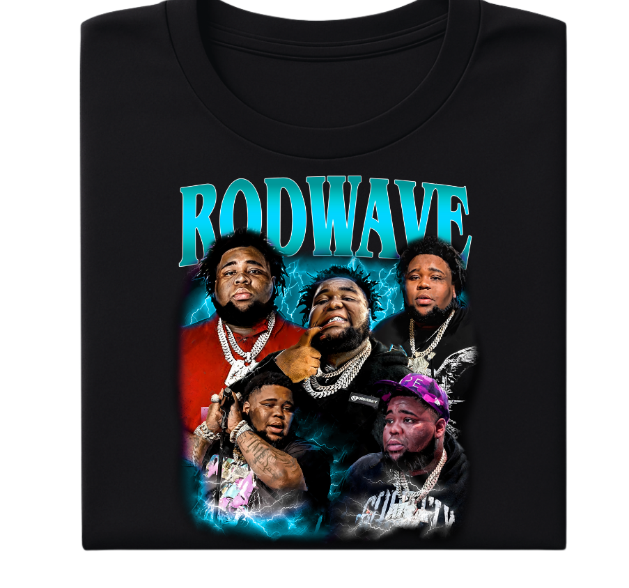 RODWAVE/Black- T-shirt