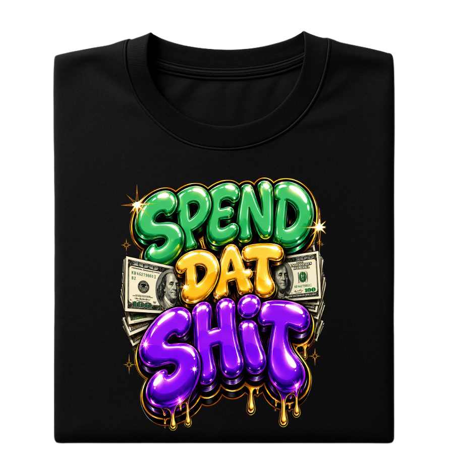 Spend Dat Sh*t Purple Money Graphic Tee 💜💵