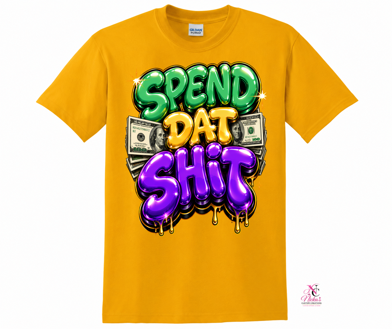 Spend Dat Sh*t Purple Money Graphic Tee 💜💵