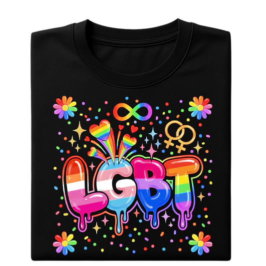 LGBT Pride Drip- T-shirt