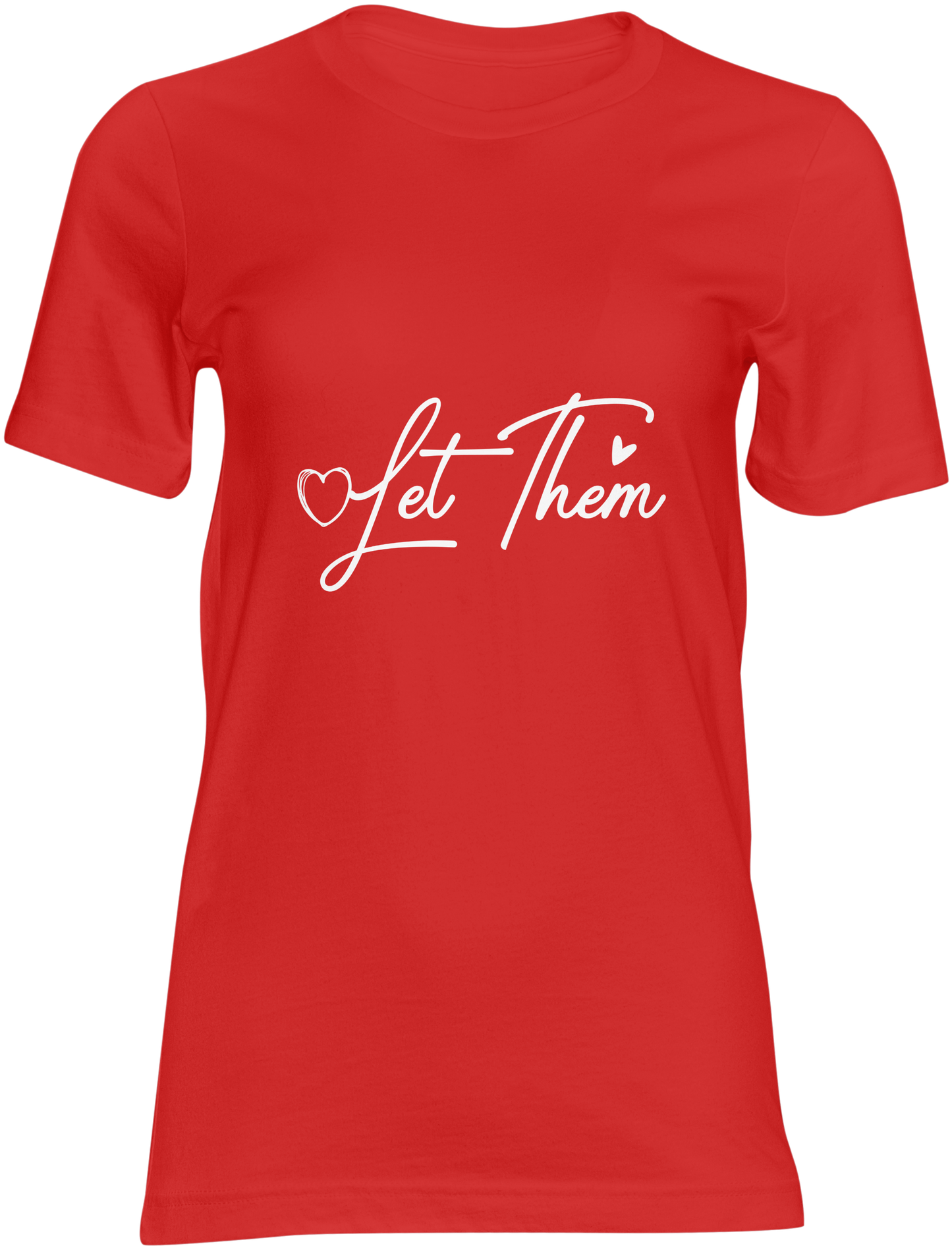 Let Them/heart/Black- T-shirt