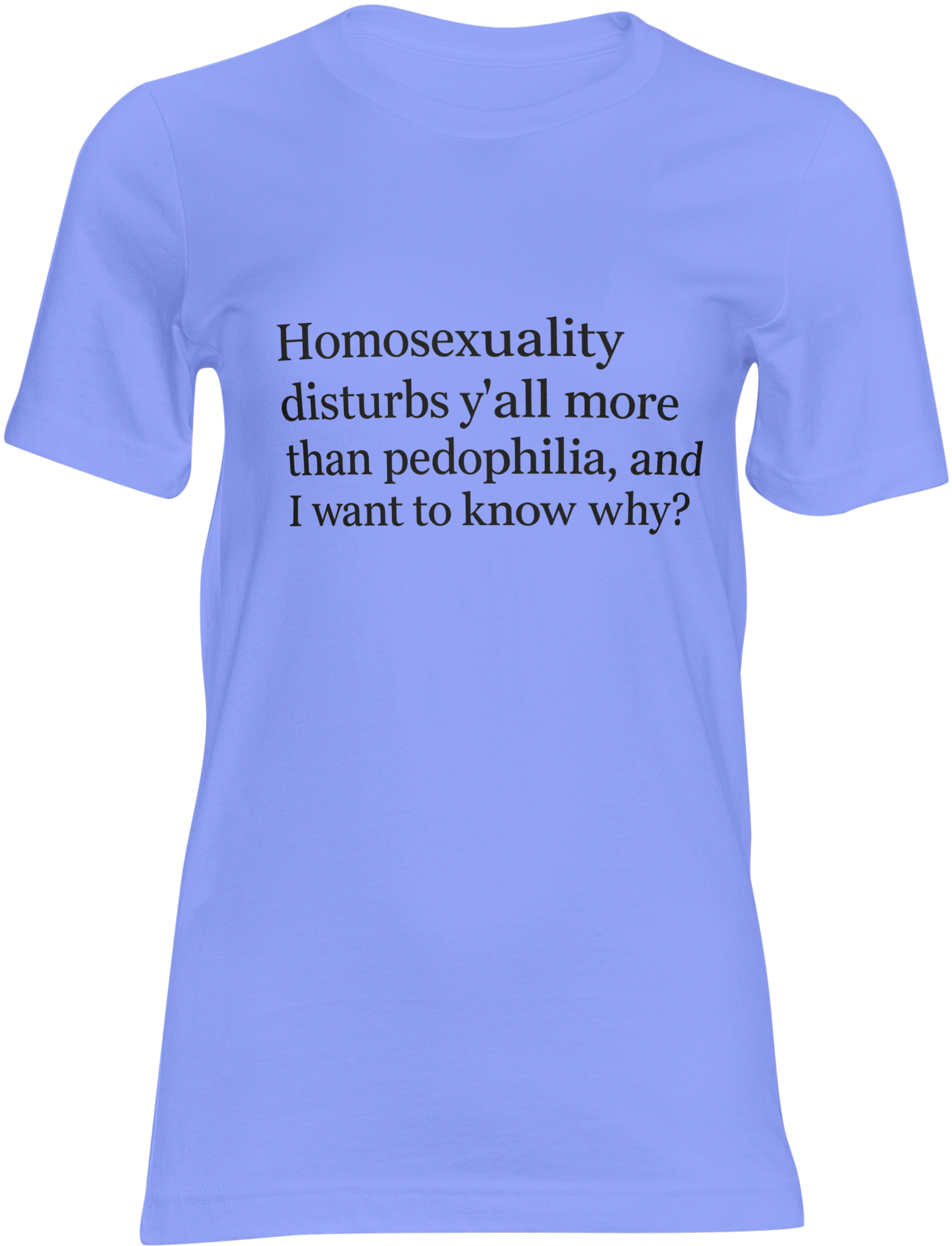 I Want to Know Why?- T-shirt